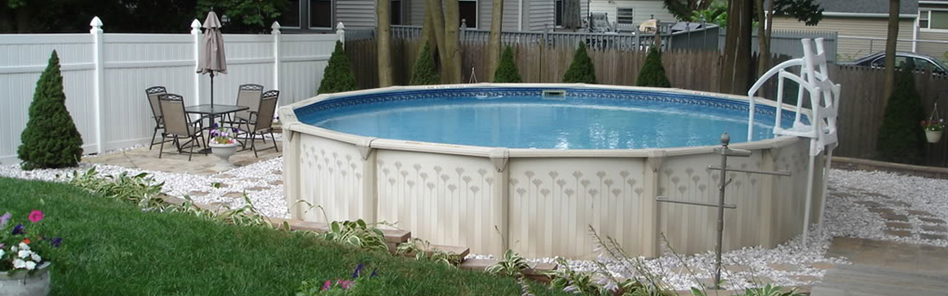 Above ground pools at Continental Pool & Spa