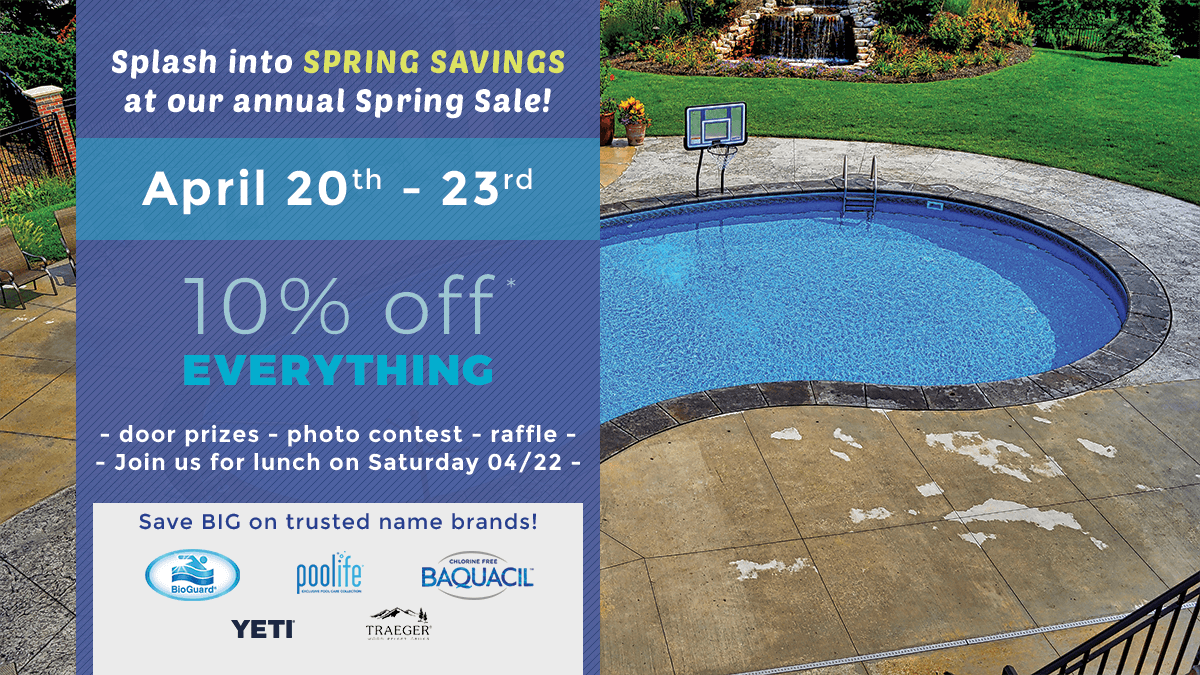 Splash into Summer Savings at our Spring Chemical Sale!